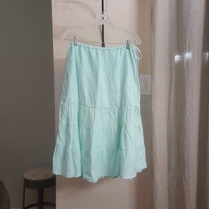 Gap Tiered Linen Skirt